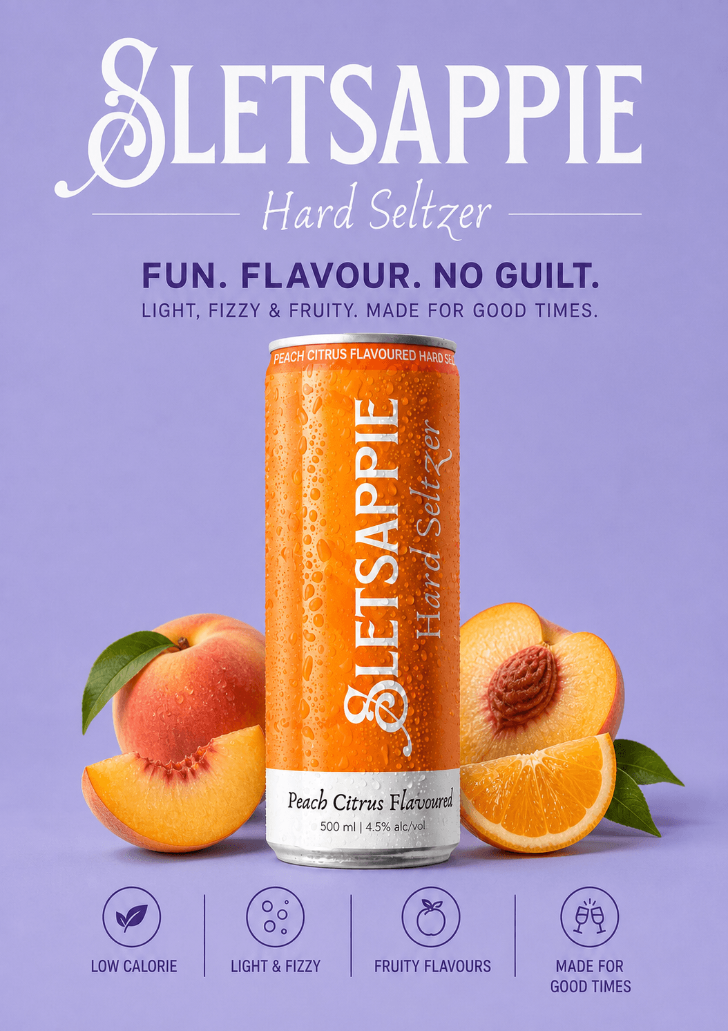 Peach Citrus Hard Seltzer